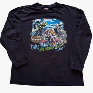 Harley-Davidson Retired Bike Week 2010 Long Sleeve Tee XL